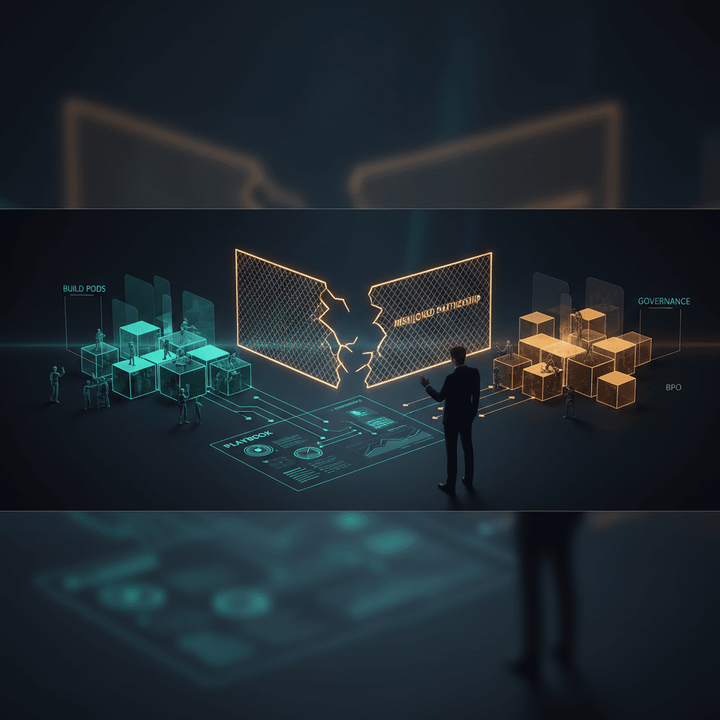 Build Pods vs BPO: The Distinction Most Partners Miss